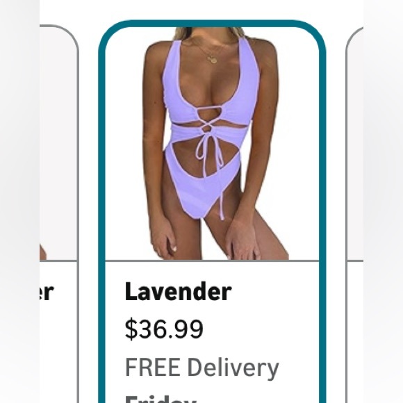 New Sexy Cutout Lace Up Backless High Cut Piece Swimsuit‎ Monokini - Picture 2 of 6